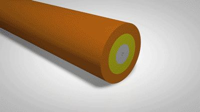 El principio de funcionamiento de la fibra óptica