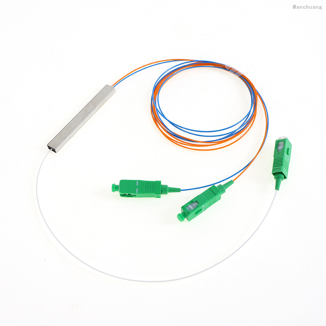 1x8-0.9-SC/APC Divisor PLC en espiral Divisor de fibra óptica miniatura SC/APC 