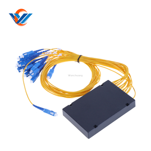 Divisor de fibra óptica PLC CAJA ABS 1X16