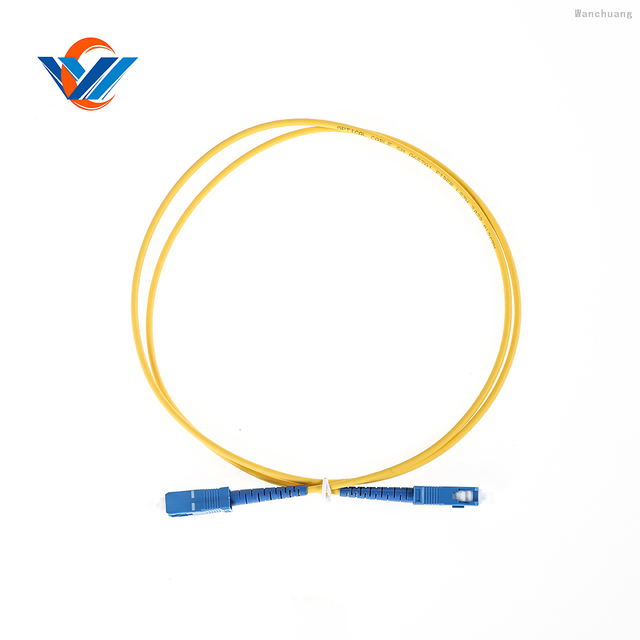 Anhui Wanchuang 0,5 M 2 pies LC a LC cable de conexión de fibra óptica OM1 dúplex MM 62,5/125 naranja LSZH cable de conexión de fibra óptica
